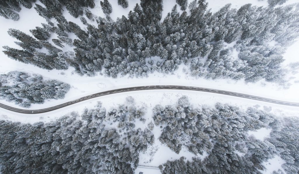 drone snow